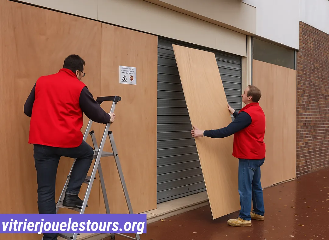 Mise en sécurité fermeture provisoire Joué-lès-Tours