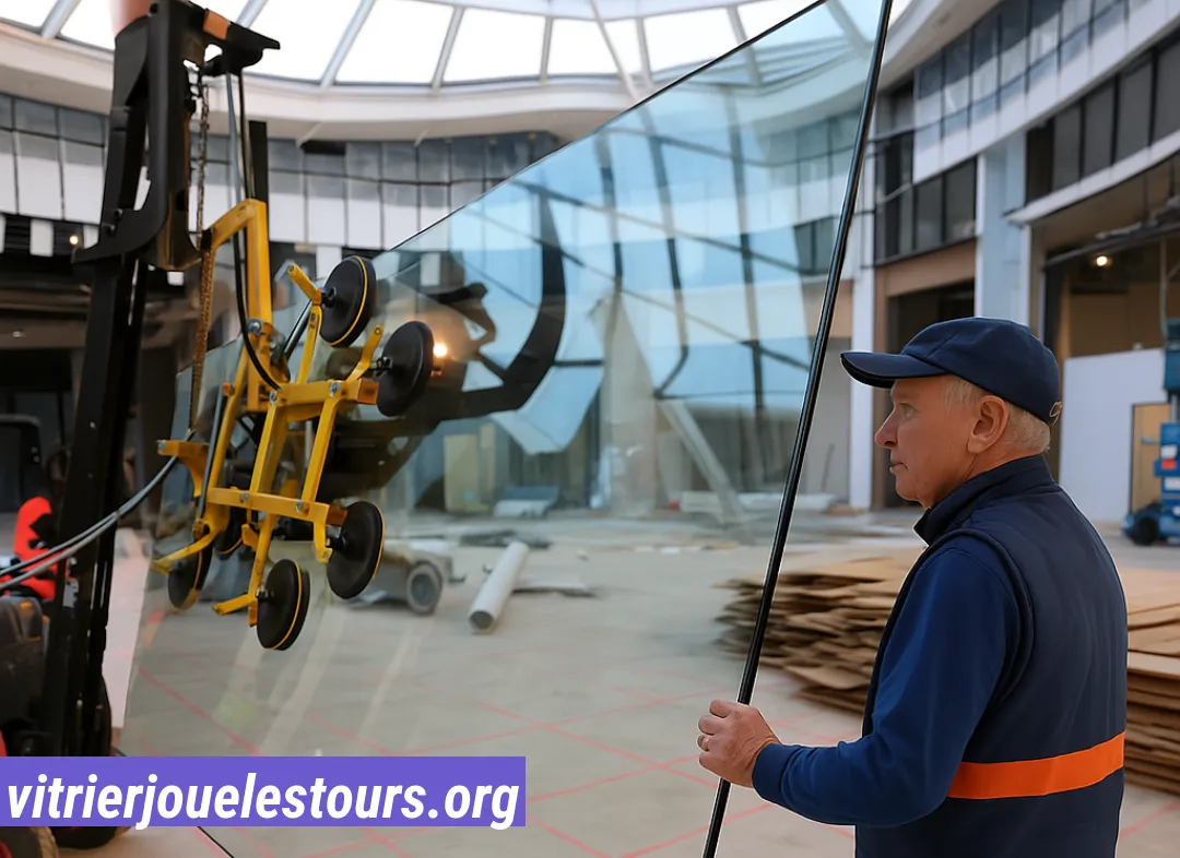Remplacement de vitrine magasin Joué-lès-Tours